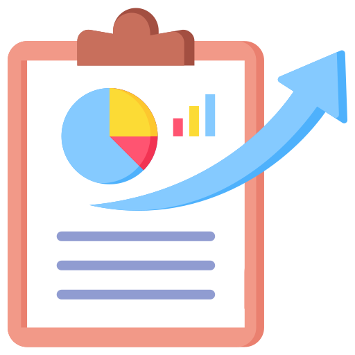 Icon showing a rocket launching symbolizing campaign go-live