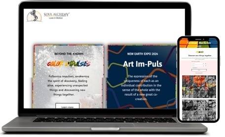 Soul Alchemy Website Interface