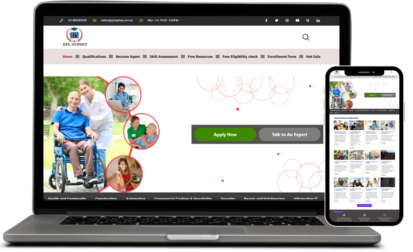 RPL Sydney Website